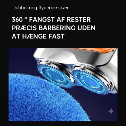 🧔 Mini Bærbar Elektrisk Barbermaskine til Mænd – AI-detektion, Magnetisk Hoved, Hurtig Opladning