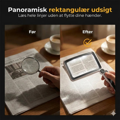 Håndlup med indbygget lys