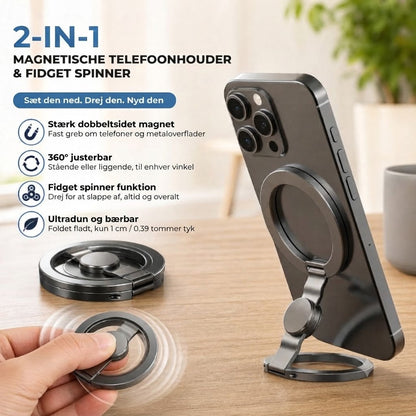 Magnetisk telefonholder og fidget spinner
