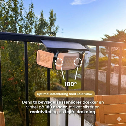 SolarGlow™ | Udendørs solcellelampe med bevægelsessensor