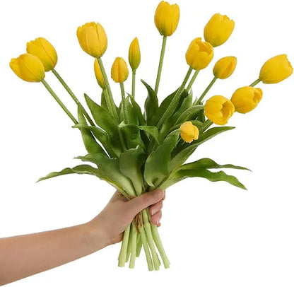 Everbloom Tulpaner | Real Touch naturtro kunstige tulipaner med ægte følelse