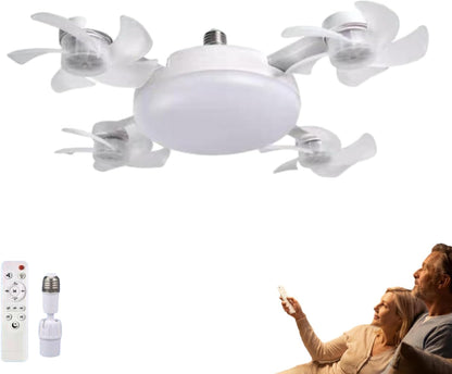 Nyhed! AirDrone – Loftsvifte med LED-belysning & Fjernbetjening