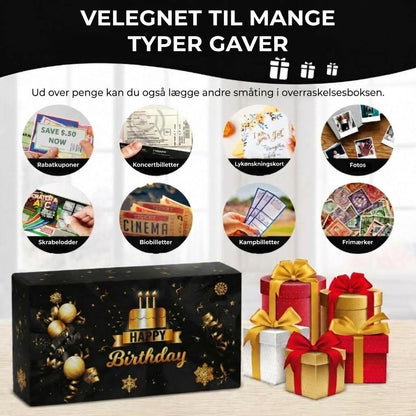 Eksploderende Fødselsdagsæske | Pop-up Overraskelsesbok
