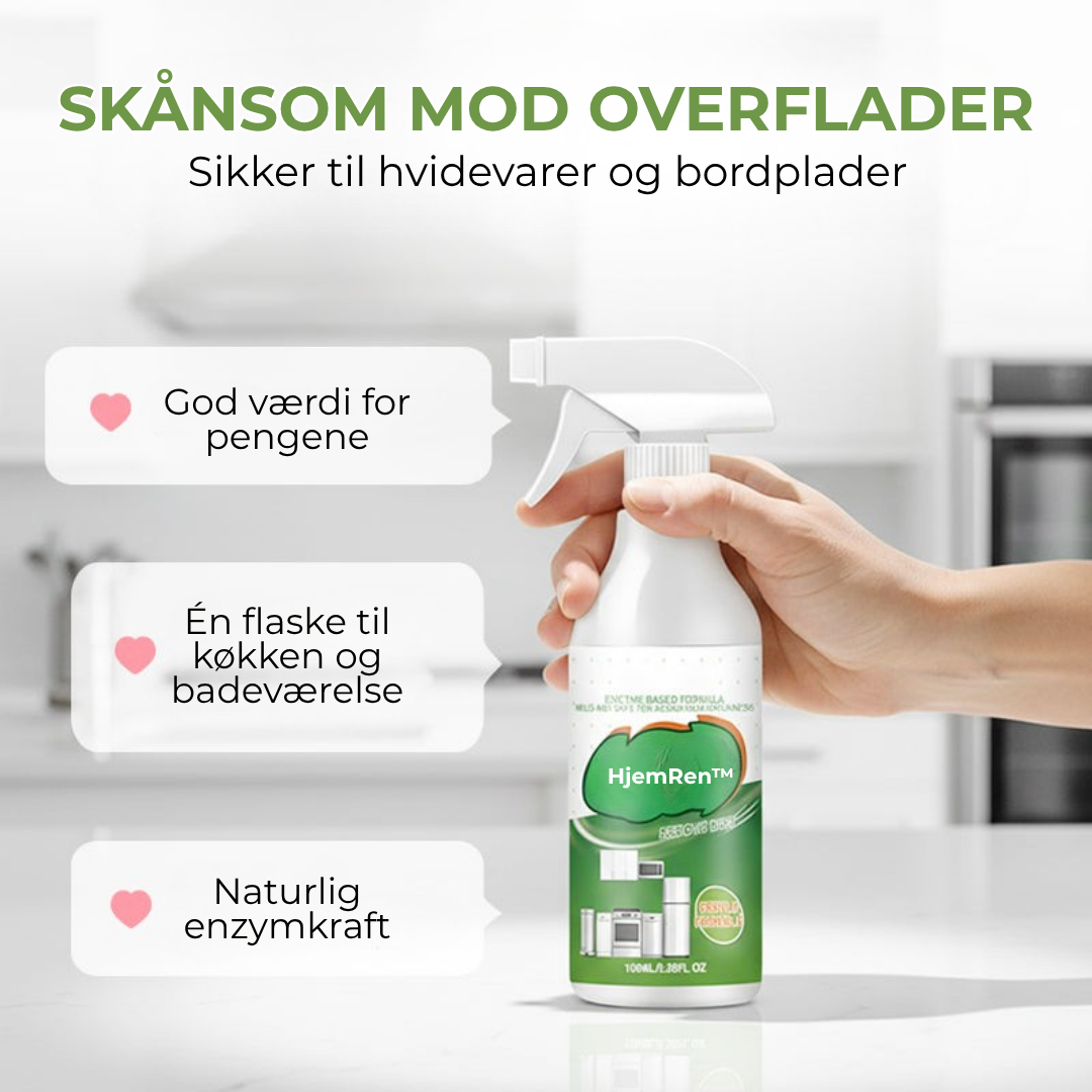 HjemRen™ | Miljøvenlig rengøringsspray