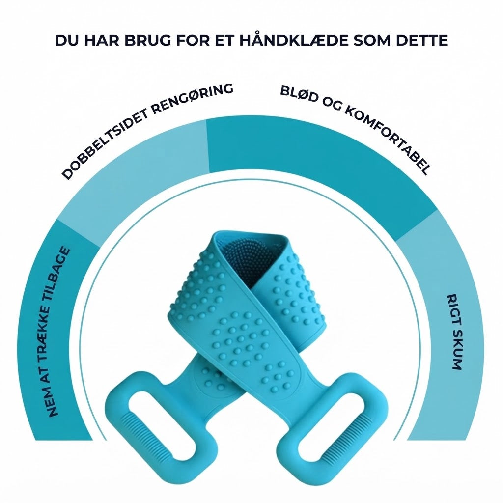 Silikone Ryggskrubber
