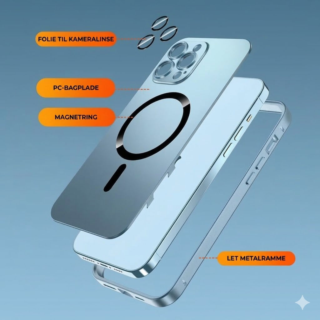 MagSafe magnetiske iPhone-hakker i aluminium