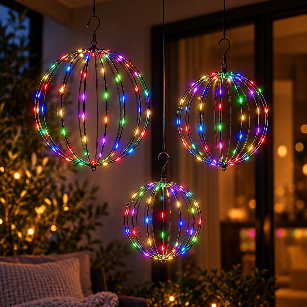 GlowBall | Batteridrevet LED-Lyskugle | Til Indendørs & Udendørs Brug