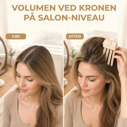 Opvarmet Volumenkam til Hår