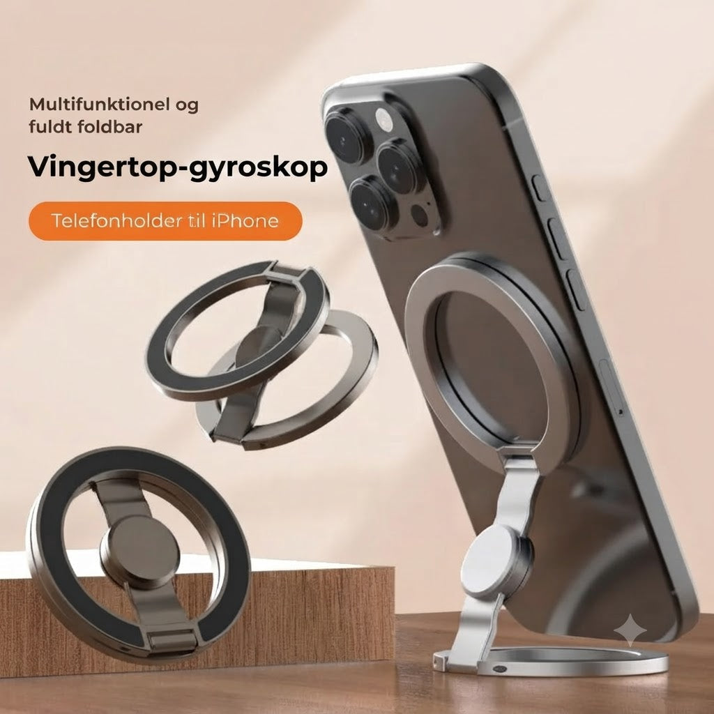 Magnetisk telefonholder og fidget spinner