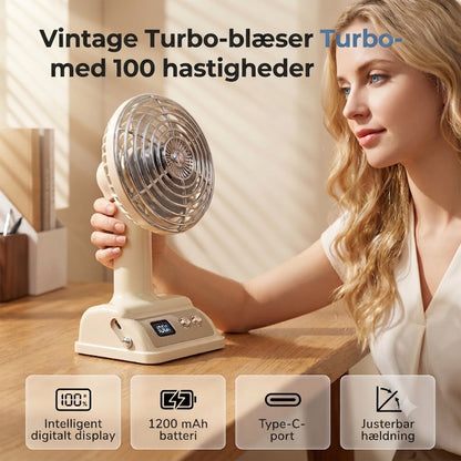 Bærbar Bordventilator