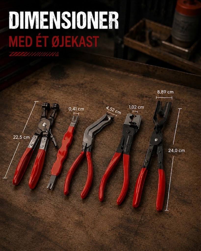 ProReach 5-delt tangsæt til afmontering af elektriske stik
