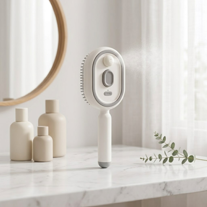HårMist™ Elektrisk hårbørste med nano-mist og luftpude-massage