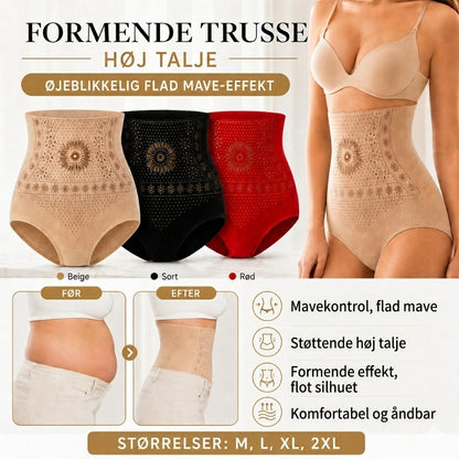 Formende shorts med høj talje