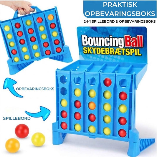 Hppende 4-på-stribe spil – Bouncing Ball