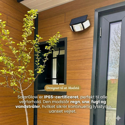 SolarGlow™ | Udendørs solcellelampe med bevægelsessensor