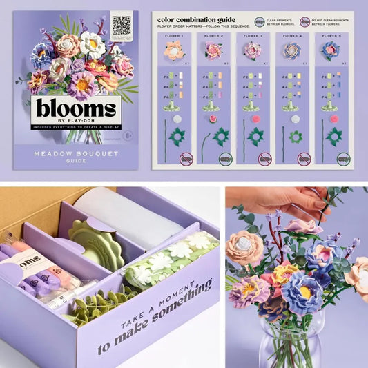 Blooms Meadow | DIY-sæt til Blomsterbuket - Blomsterhåndværk for Voksne & Unge