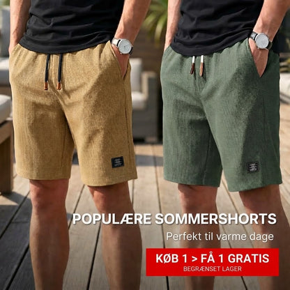Herreshorts – Behagelige sommershorts med elastisk linning