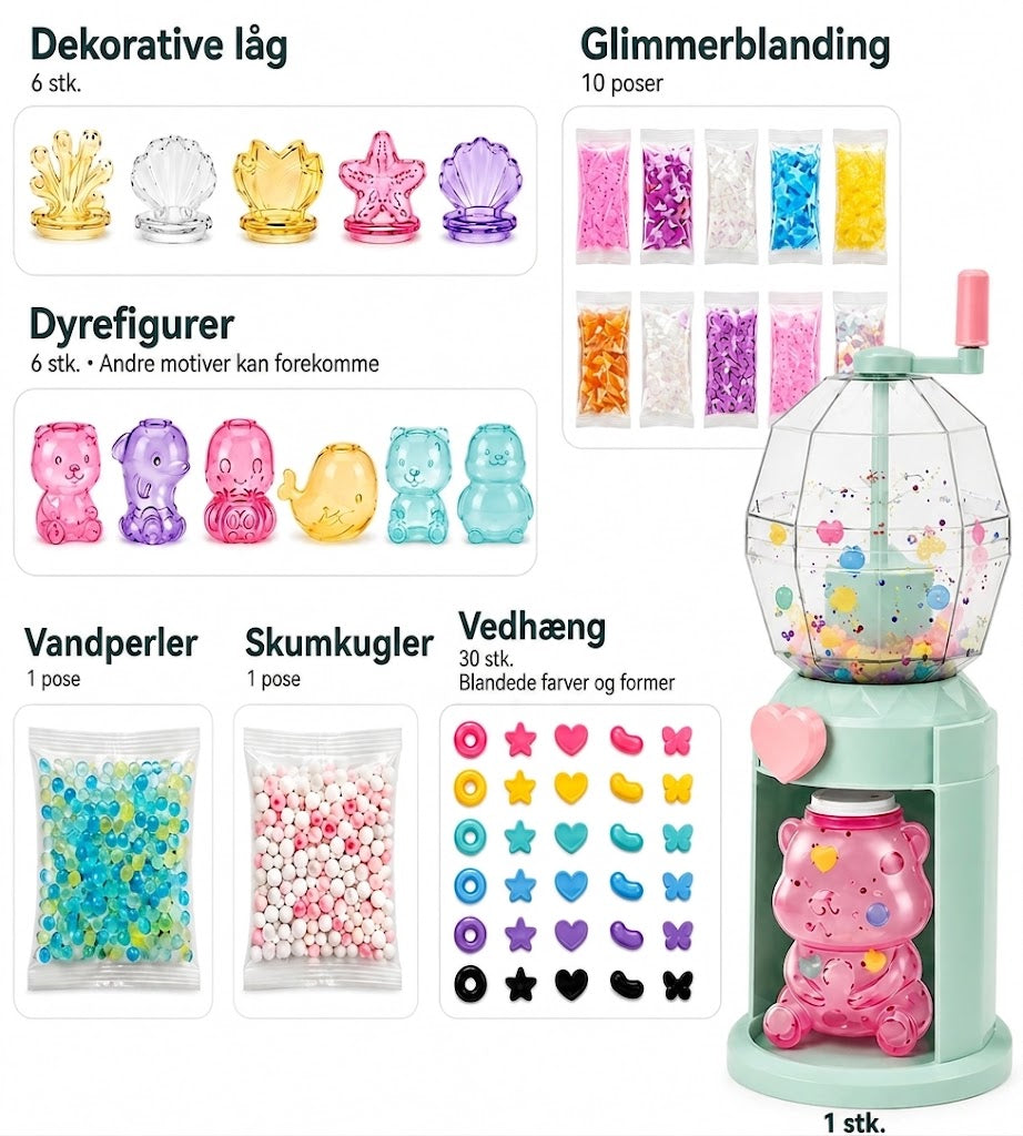 SquishyKvarnen DIY: Komplet sæt til at skabe dine egne squishies