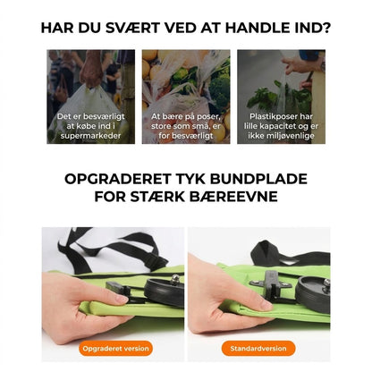 Sammenklappelig indkøbsvogn