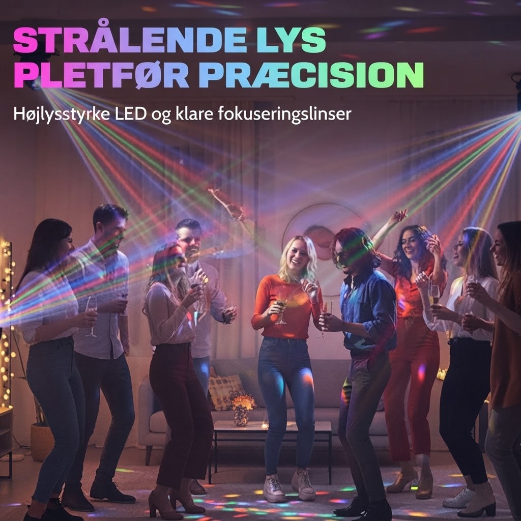⏰ Multistråle LED-Stemningsbelysning | Dekorativ Hyggebelysning