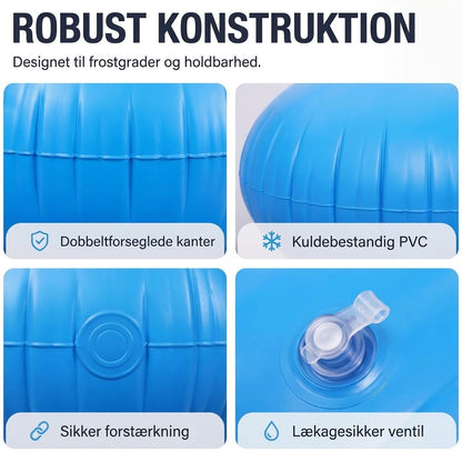 ❄️ Vinterpude til Pool | Reducerer Is-tryk & Forhindrer Vandansamling ✨