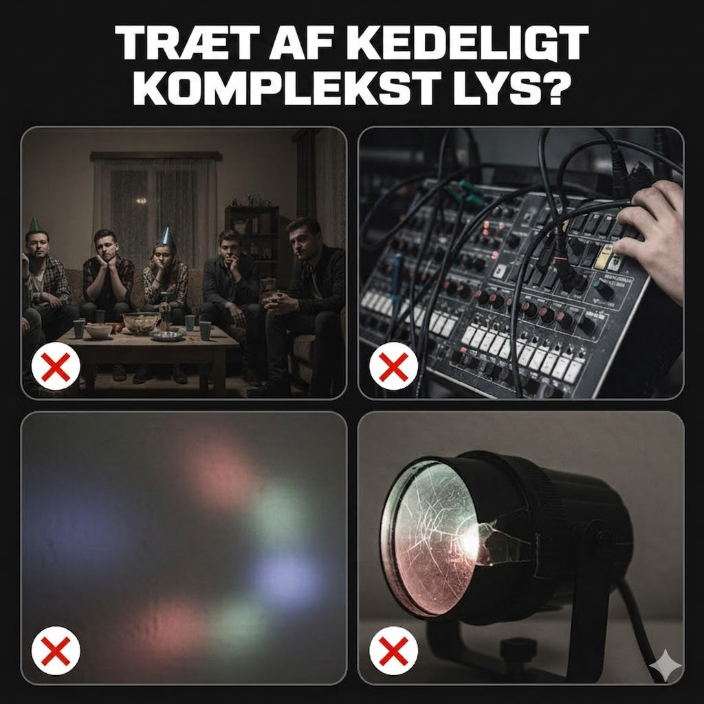 ✨ 60% rabat – Tidsbegrænset tilbud! ⏰ Multi-stråle LED-stemningsbelysning