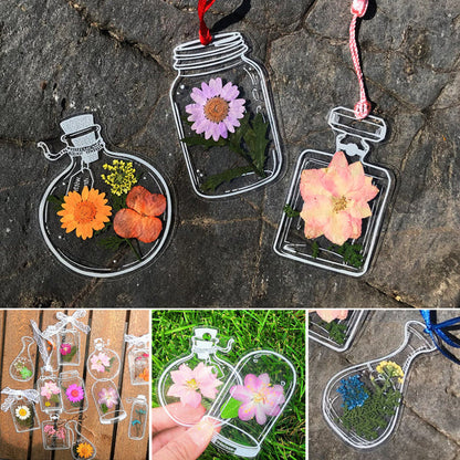 🍃 Transparente Naturklistermærker