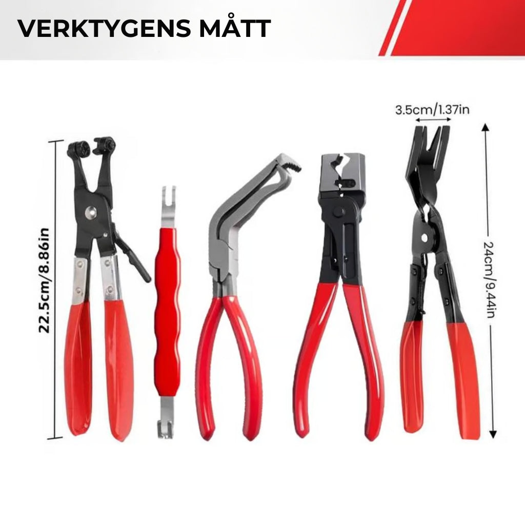 🔧 Sæt med værktøjer til bilar – Multifunktionelle