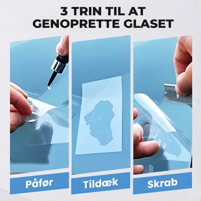 GlasRepair™ Bilrude reparationssæt