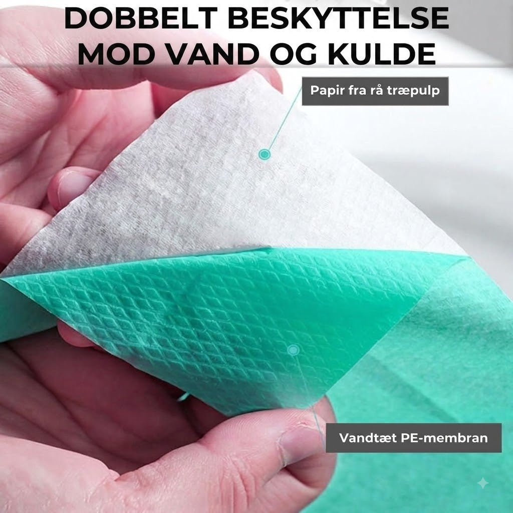 Sikrere engangs-toiletsædecovers (skridfaste) – 10 stk.