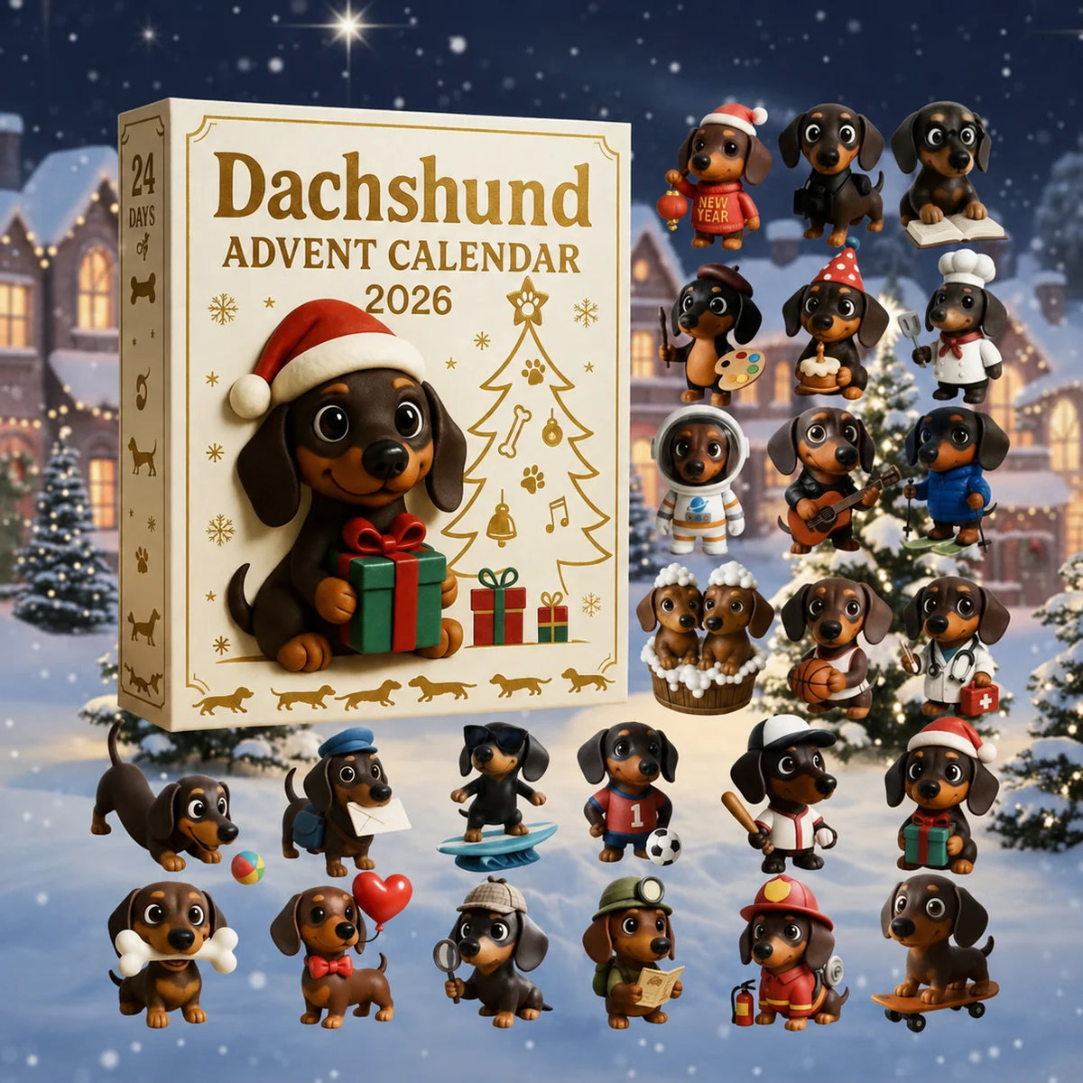 🎄🐾 2026 Gravhund Julekalender 🐶✨