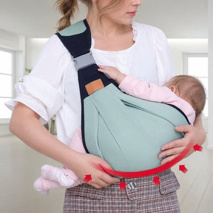 Ergonomisk blesse/bæresele med hoftestøtte