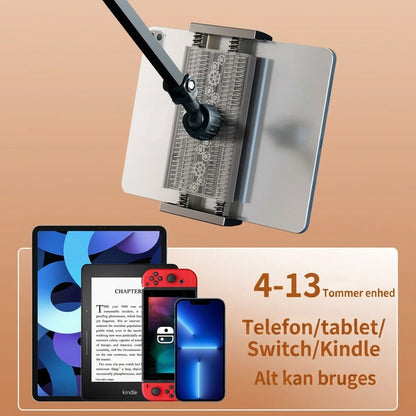 Skjult udtrækkelig holder til mobil og tablet ved sengen