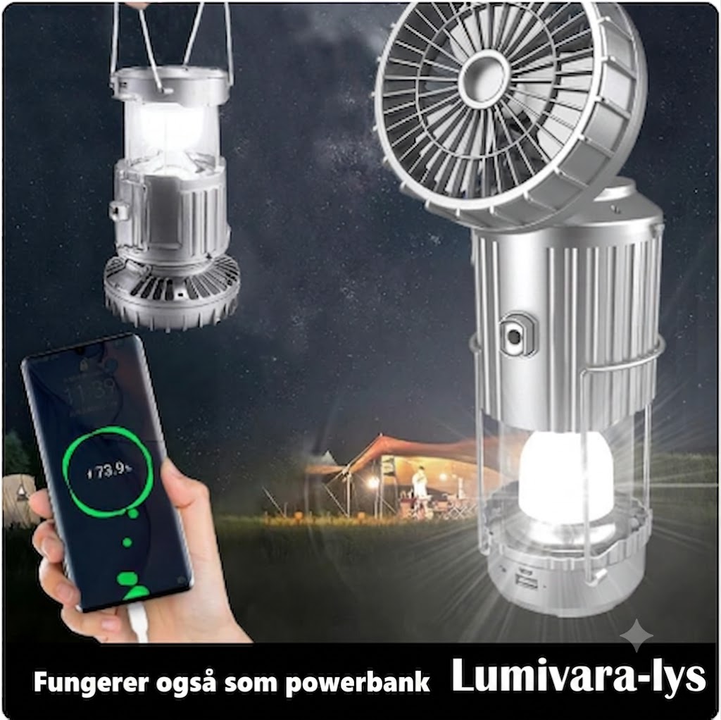 CAMPILUX™ | Bærbar udendørsbelysning