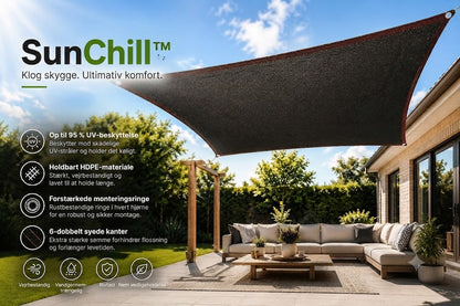 SunChill™ | Premium HDPE solsejl til kølig skygge og solbeskyttelse