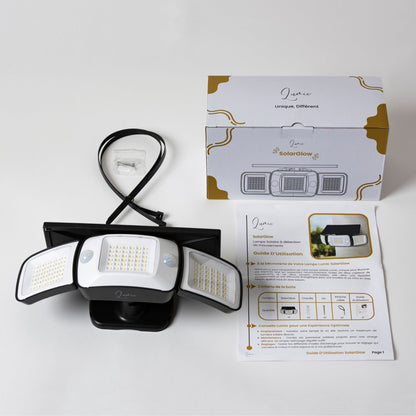 SolarGlow™ | Udendørs solcellelampe med bevægelsessensor