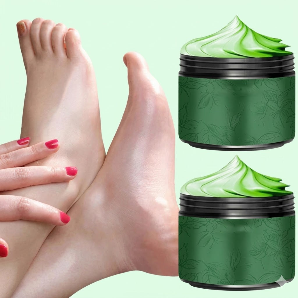 Fugtgivende fodcreme med Tea Tree Oil og Aloe Vera