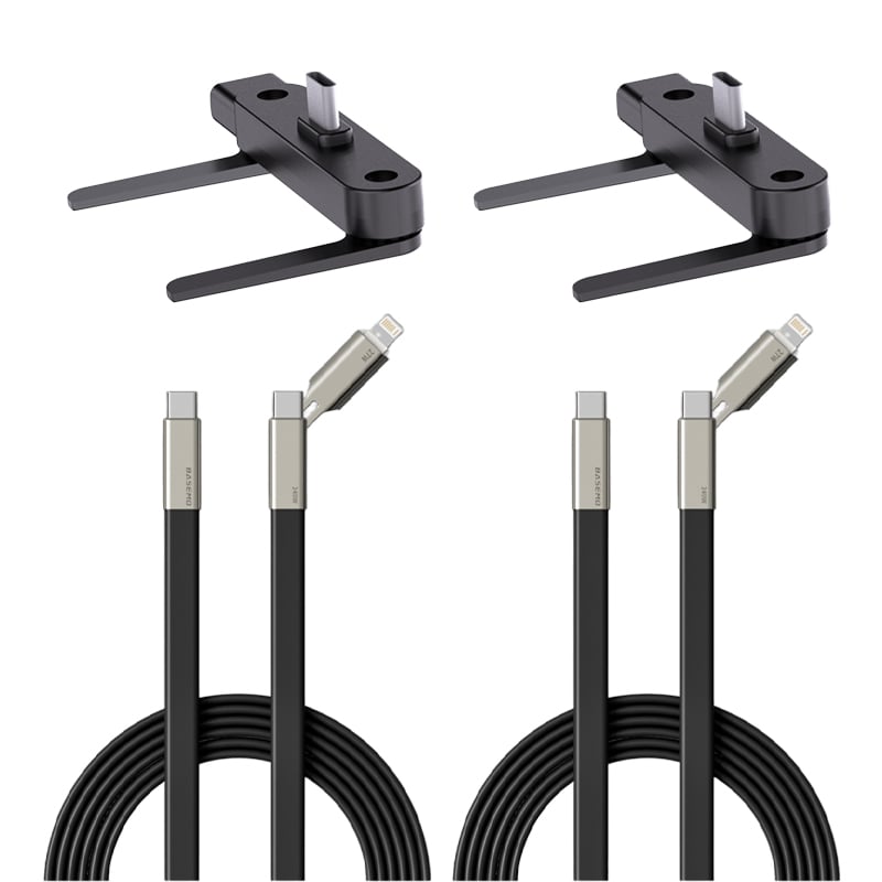 240W hurtigopladerkabel med SMART-holder (360°)