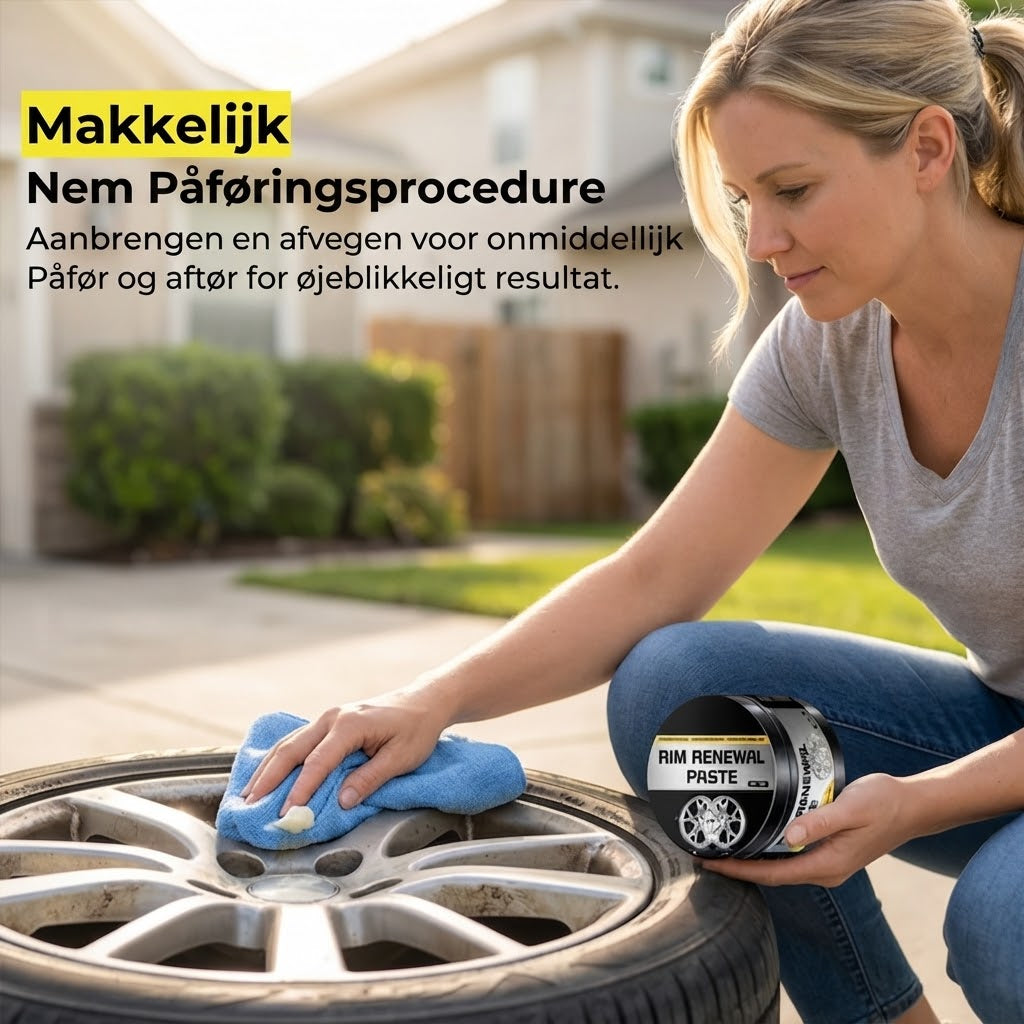 Hurtigtvirkende hjulrenoveringspasta