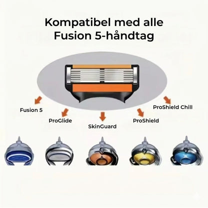 ProShave 6 – 6-bladede barberblade i pakker med 24/48. Klassisk og sikker barbering med seks blade for præcision, komfort og lang levetid.