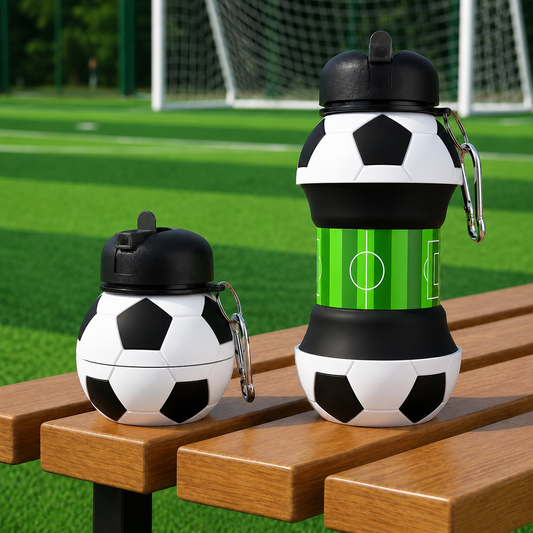 FlexBall™ | Sammenklappelig silikone-vandflaske til sport (sportsbold-design)