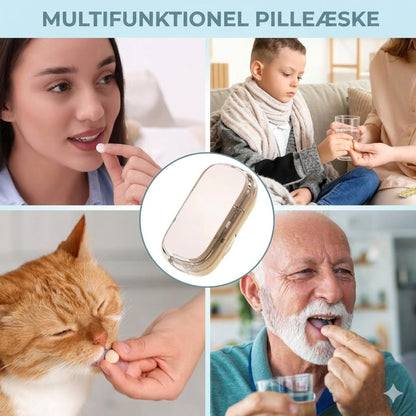 Justerbar pilleskærer og -deler