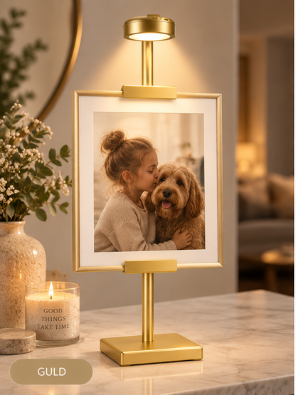 Billedramme med LED-belysning – Til fotos og malerier