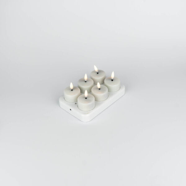 Genopladelige LED-fyrfadslys | Flammeløse