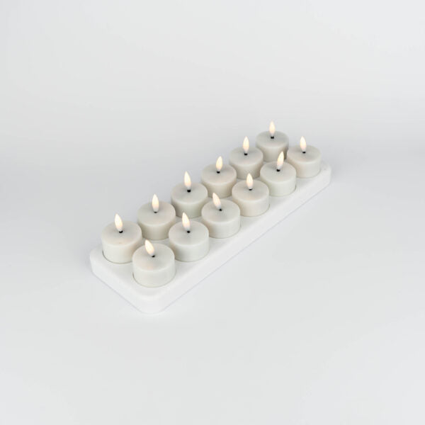 Genopladelige LED-fyrfadslys | Flammeløse