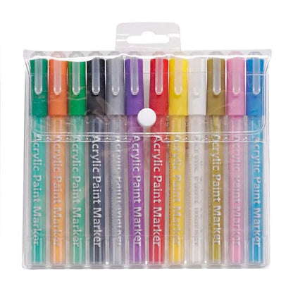 Nail Art Marker™ | Tuschpen til tynde & brede linjer | Til skarpe detaljer og fyldige farveflader