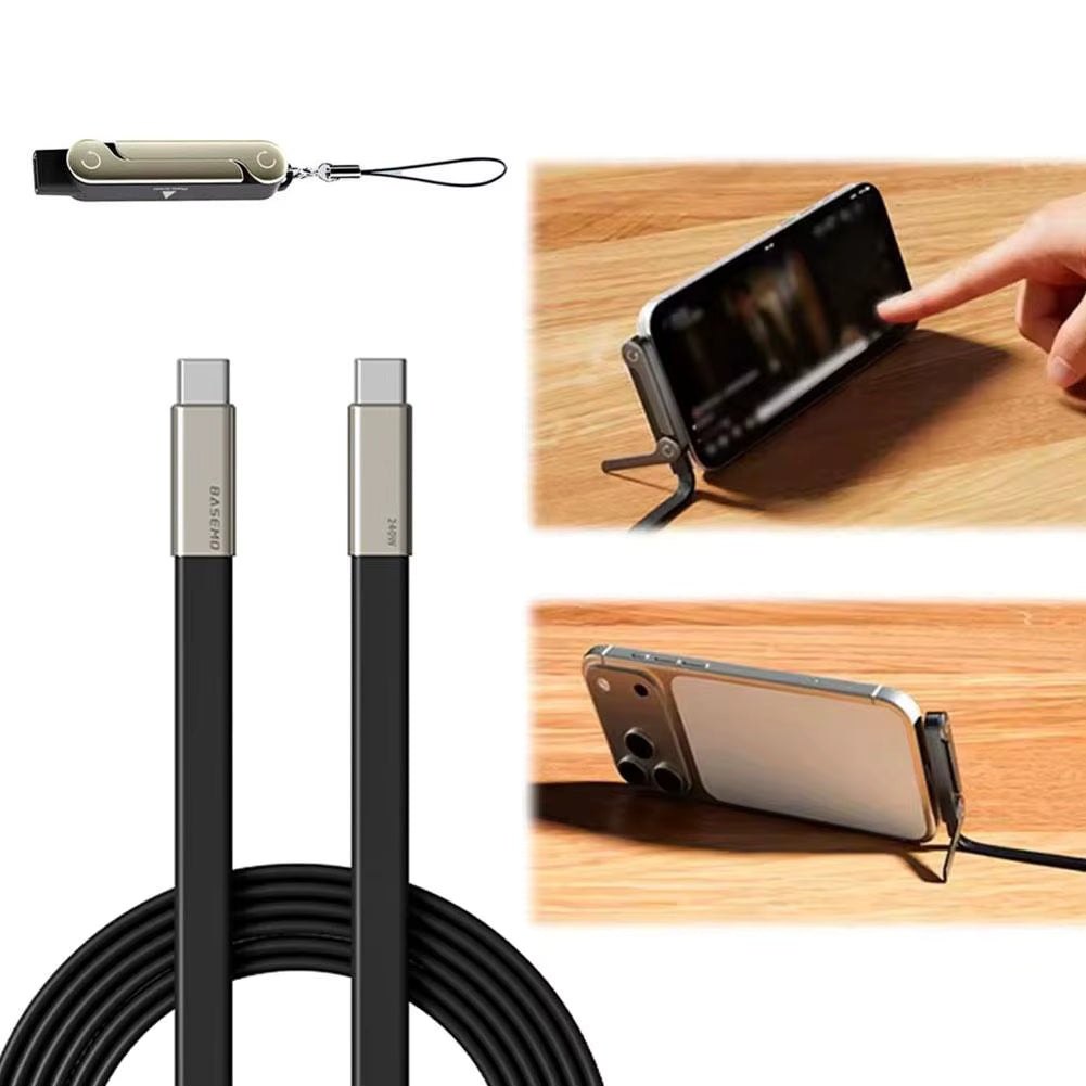 240W hurtigopladerkabel med SMART-holder (360°)