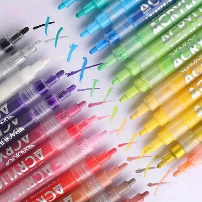 Nail Art Marker™ | Tuschpen til tynde & brede linjer | Til skarpe detaljer og fyldige farveflader