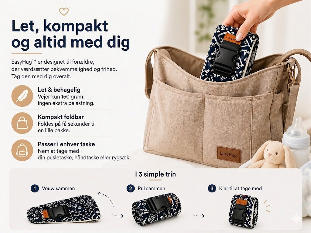 EasyHug™ – Ergonomisk bærekomfort til dig og dit barn