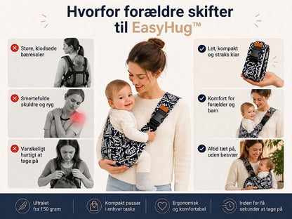 EasyHug™ – Ergonomisk bærekomfort til dig og dit barn